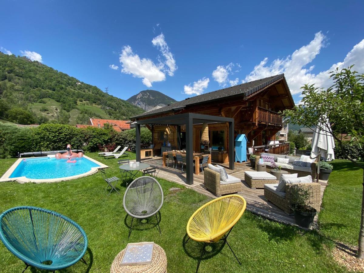Grand Chalet A La Montagne ブール・サン・モーリス エクステリア 写真