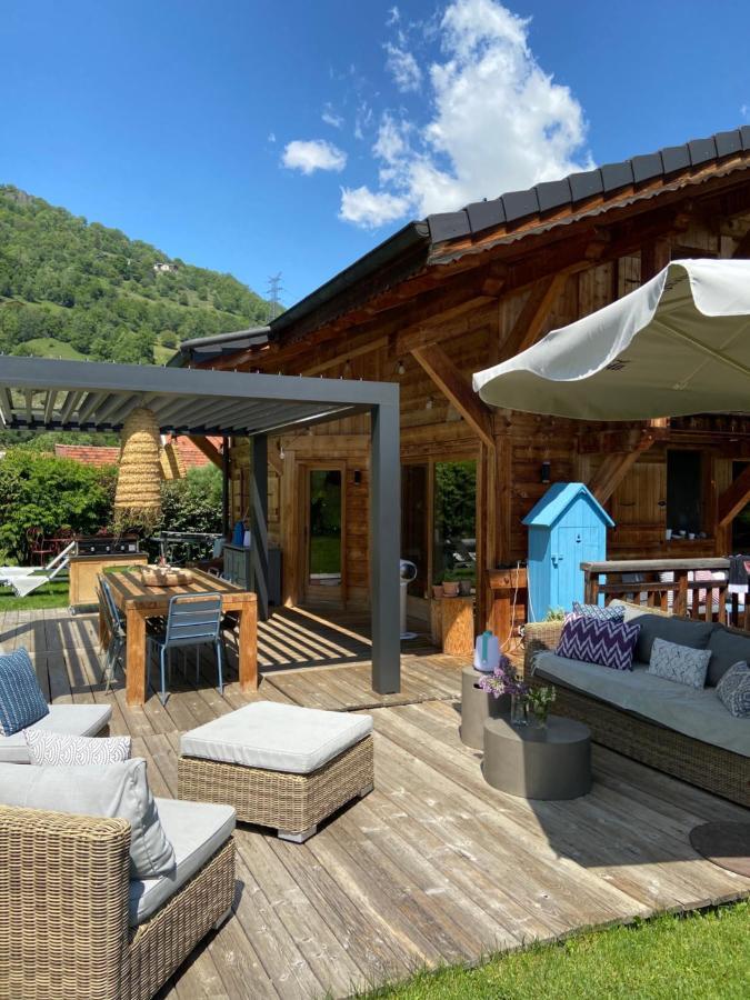 Grand Chalet A La Montagne ブール・サン・モーリス エクステリア 写真