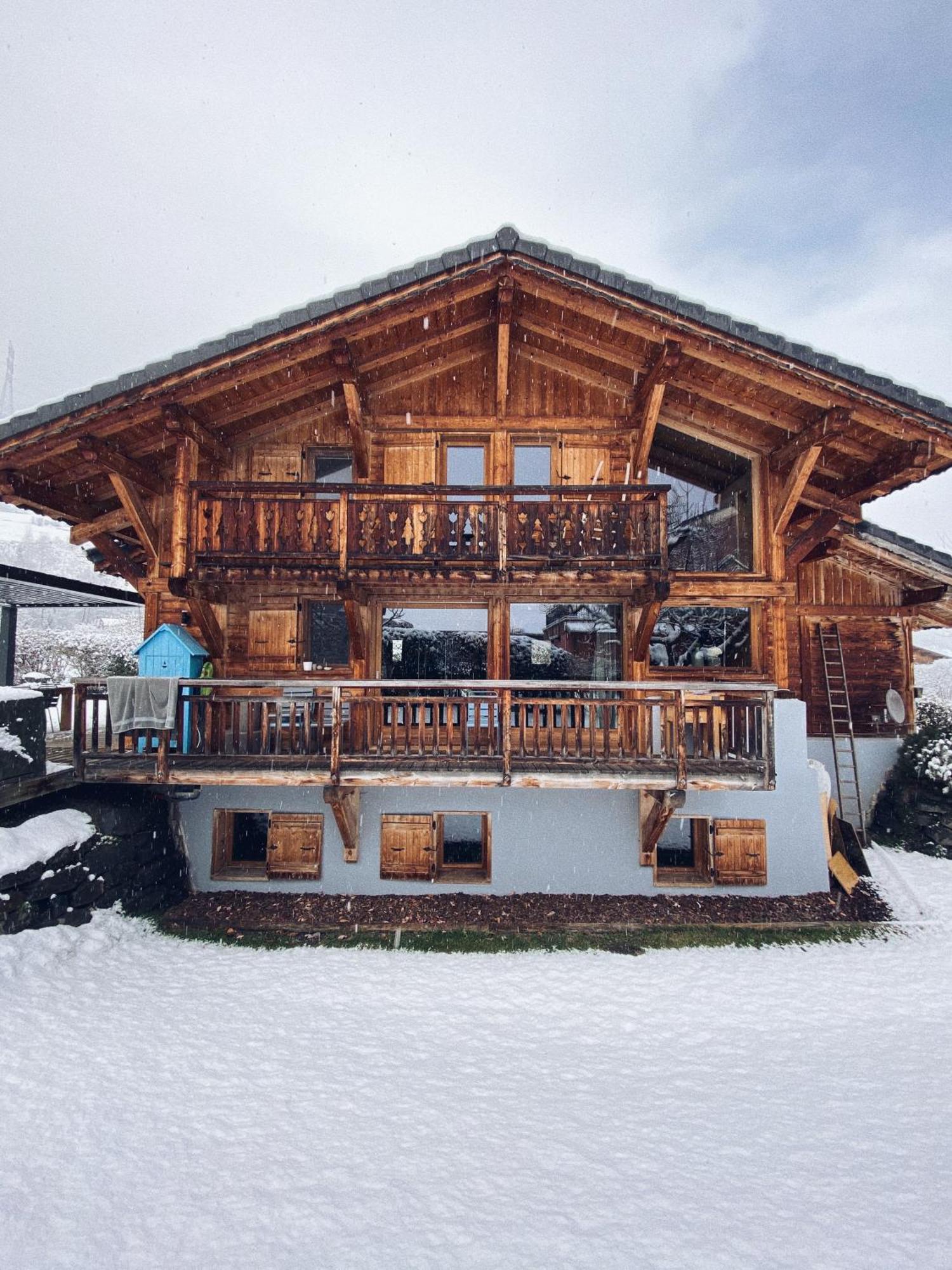 ブール・サン・モーリス Grand Chalet A La Montagneヴィラ エクステリア 写真