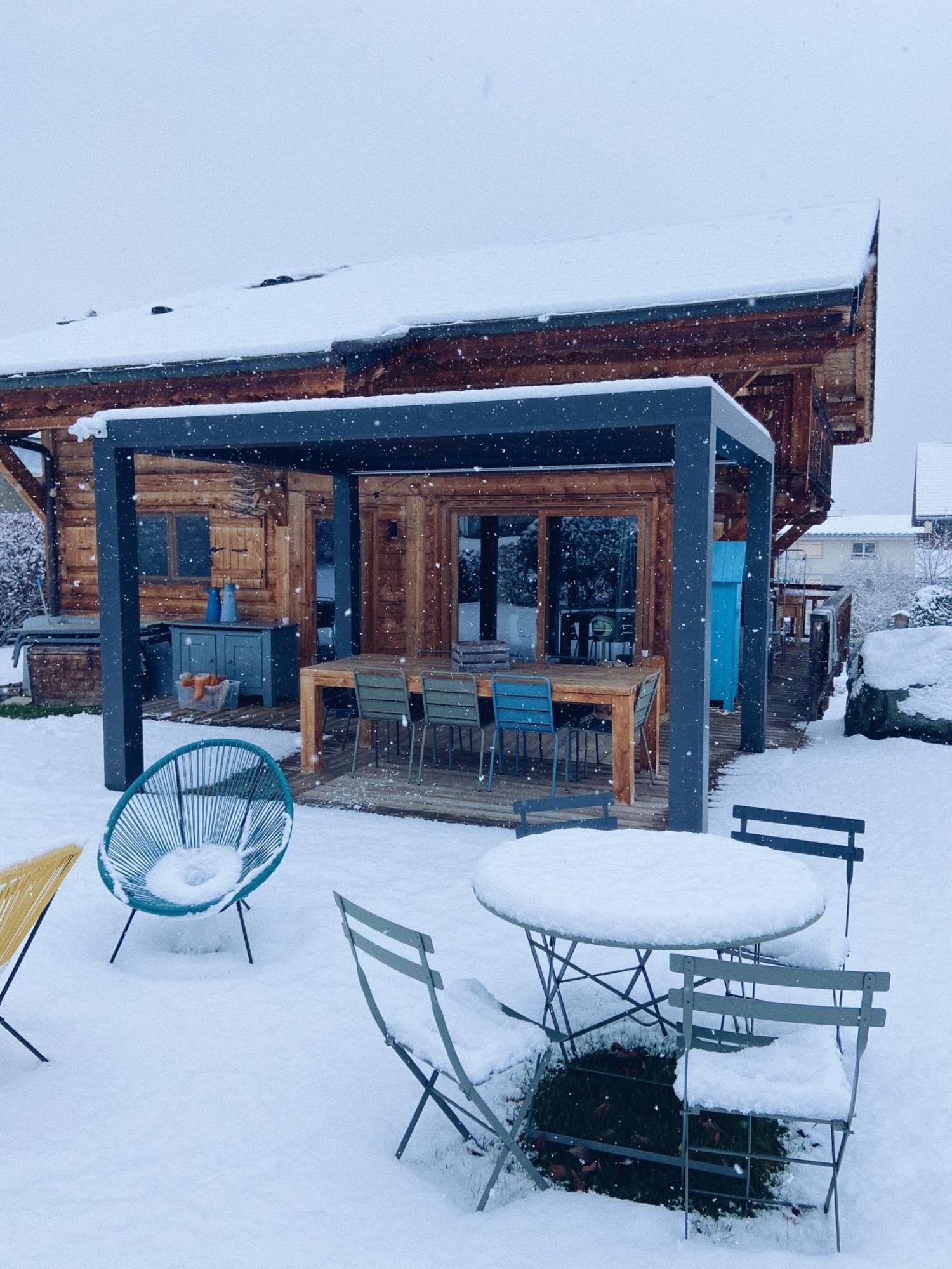 Grand Chalet A La Montagne ブール・サン・モーリス エクステリア 写真